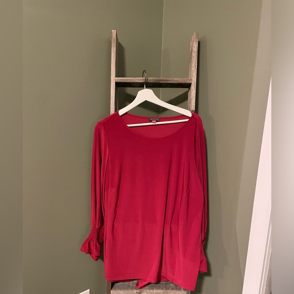 Vince Camuto Red Blouse